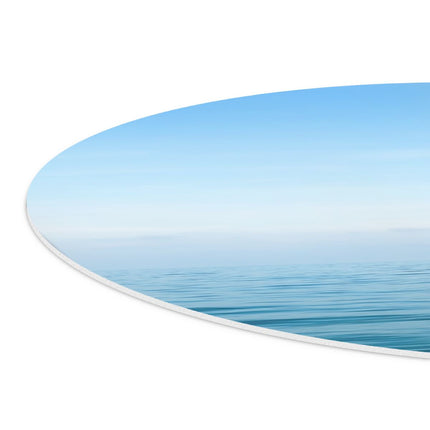 Wandcirkel detail Zee Met Een Blauw Hemel Achtergrond