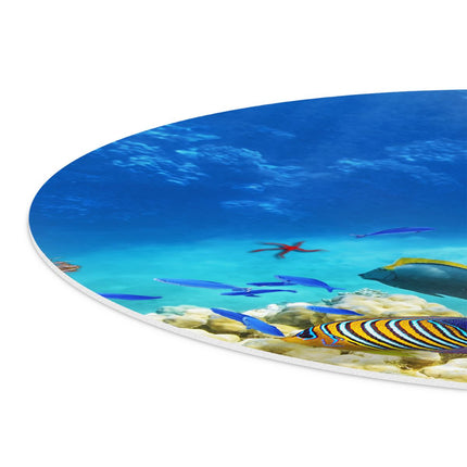 Wandcirkel detail Vissen in de Oceaan met Koralen