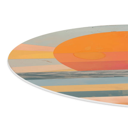 Wandcirkel detail De Zon komt op boven de Oceaan