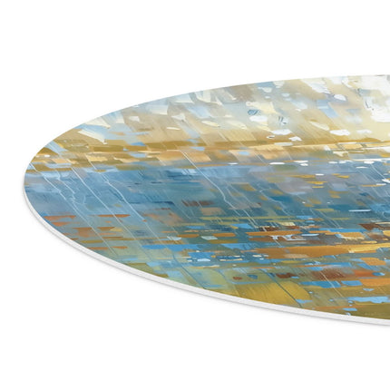 Wandcirkel detail Abstract Kunstwerk van een Zonsondergang