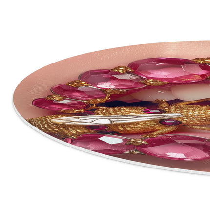 Wandcirkel detail Vrouwenmond met Bijen Erop