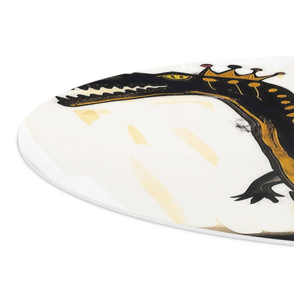Wandcirkel detail Dinosaurus met een Kroon op zijn Hoofd