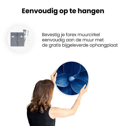 Wandcirkel ophangen Blauwe Agave Plant - Bloem