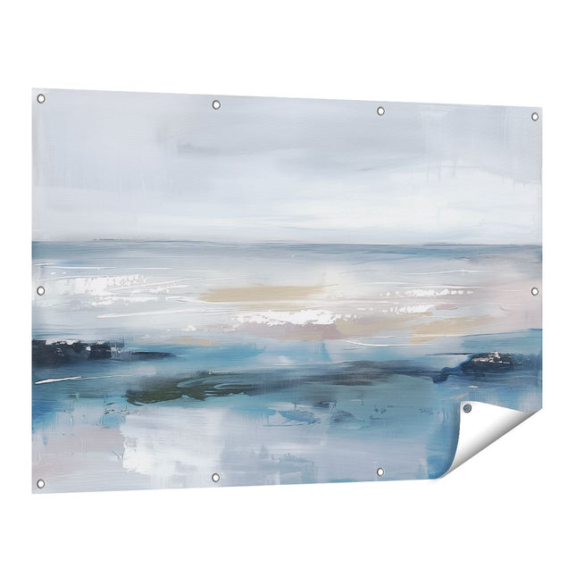 Tuinposter vooraanzicht Abstract Kunstwerk van de Oceaan