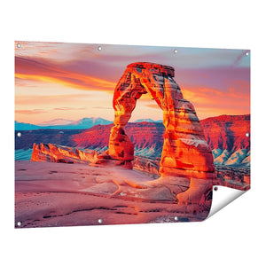 Tuinposter vooraanzicht Bogen Nationaal Park, Utah, Utah, Utah, Utah,