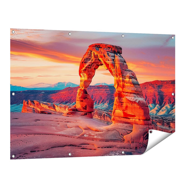 Tuinposter vooraanzicht Bogen Nationaal Park, Utah, Utah, Utah, Utah,
