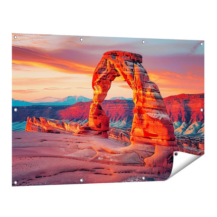 Tuinposter vooraanzicht Bogen Nationaal Park, Utah, Utah, Utah, Utah,