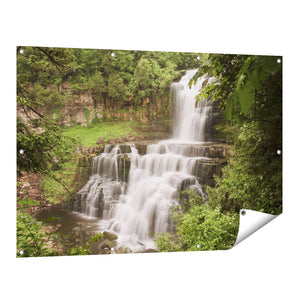 Tuinposter vooraanzicht Waterval