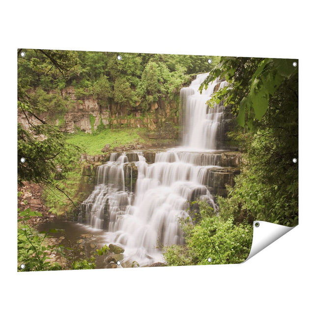 Tuinposter vooraanzicht Waterval