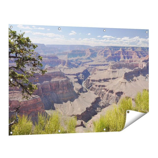 Tuinposter vooraanzicht Grand Canyon in de Zon