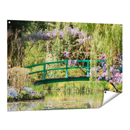 Tuinposter vooraanzicht Monet Tuin