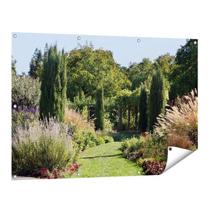 Tuinposter vooraanzicht Tuin