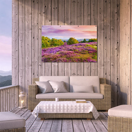 Tuinposter buiten terras Paarse Weide