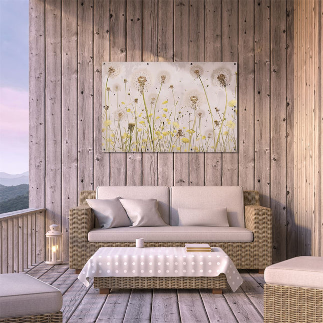 Tuinposter buiten terras Paardebloem