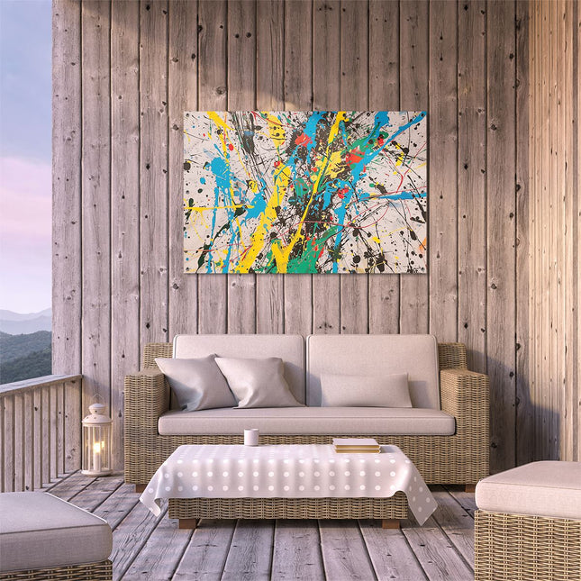 Tuinposter buiten terras Spetterende Kunstwerken