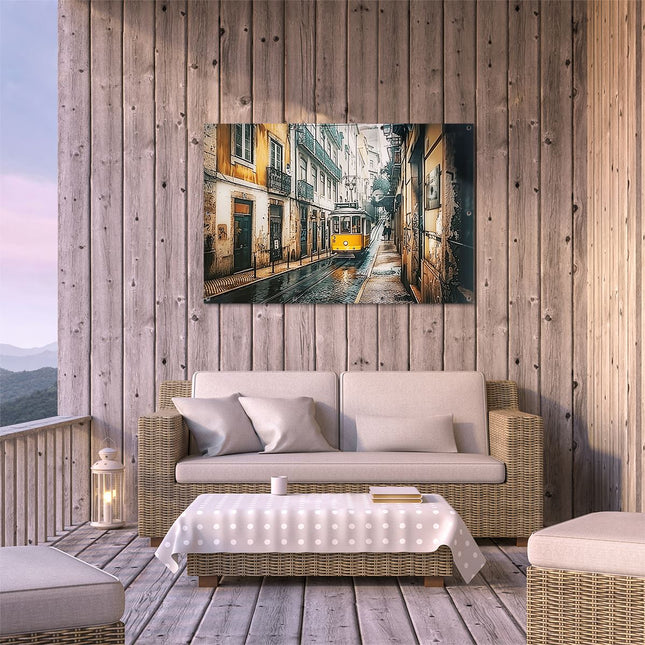Tuinposter buiten terras Lissabon