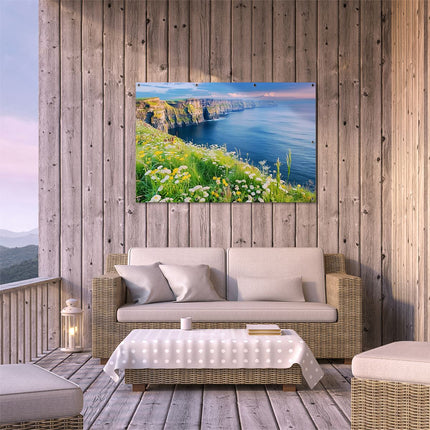 Tuinposter buiten terras De Kliffen van Moher, Ierland