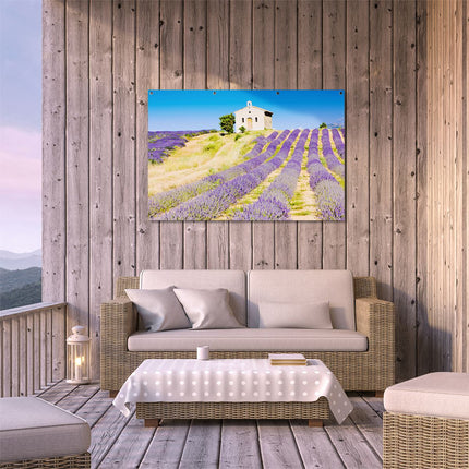 Tuinposter buiten terras Lavendel Panorama