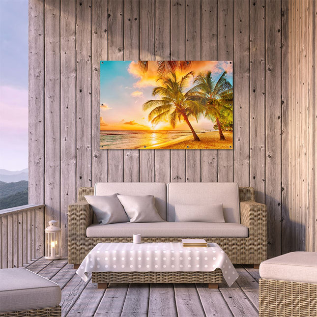 Tuinposter buiten terras Summer Night