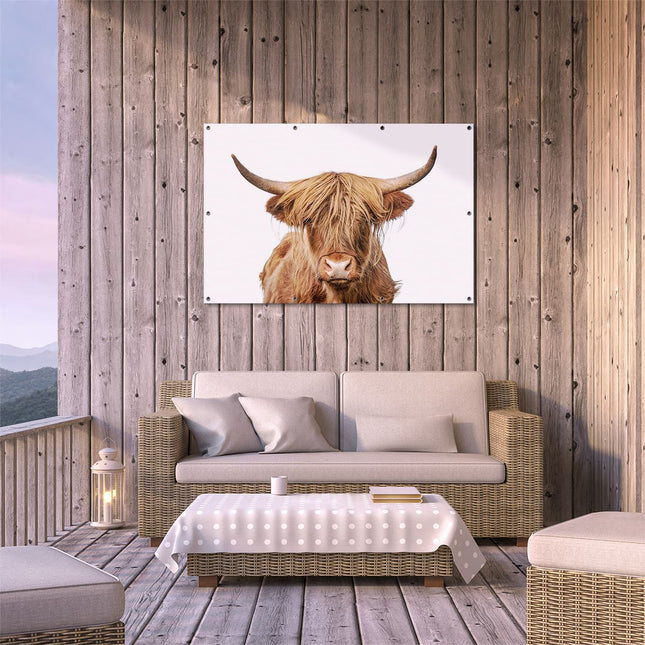Tuinposter buiten terras Longhorn