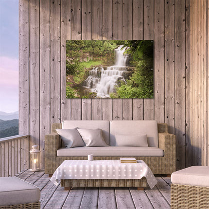 Tuinposter buiten terras Waterval