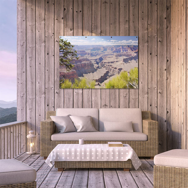 Tuinposter buiten terras Grand Canyon in de Zon