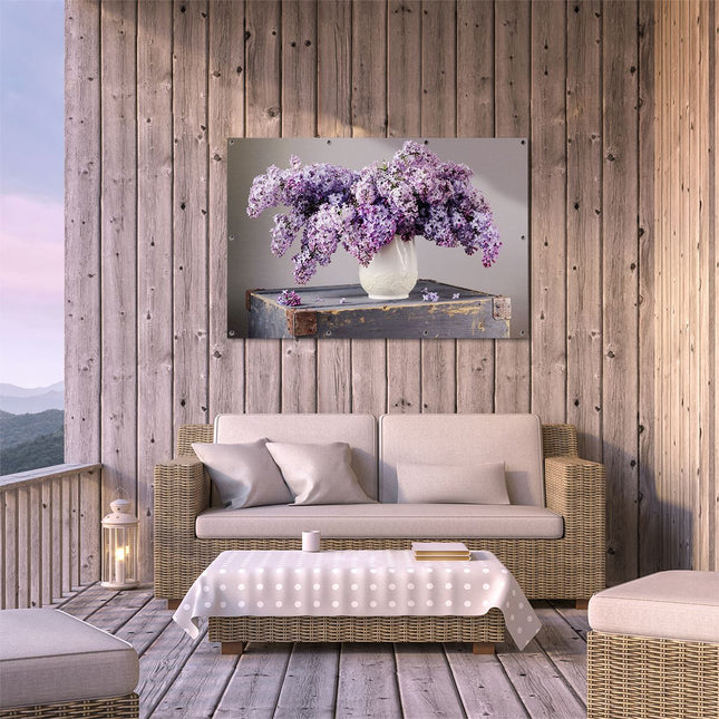 Tuinposter buiten terras Seringen