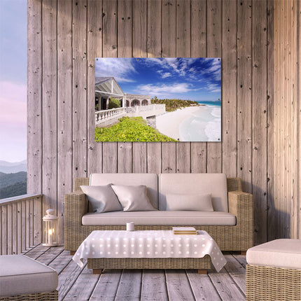 Tuinposter buiten terras Het Strandhuis