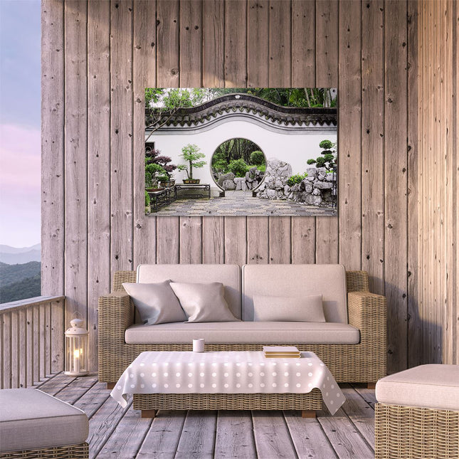 Tuinposter buiten terras Maanboog