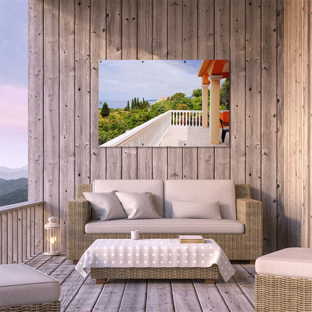 Tuinposter buiten terras Terras in Toscane