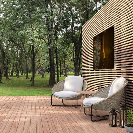 Tuinposter buiten Boeddha Beeld Met Wierook