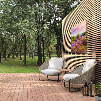 Tuinposter buiten Paarse Weide