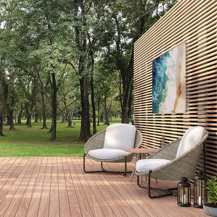 Tuinposter buiten Strand met Golven en Zand