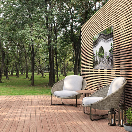 Tuinposter buiten Maanboog