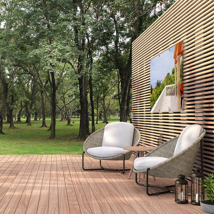 Tuinposter buiten Terras in Toscane