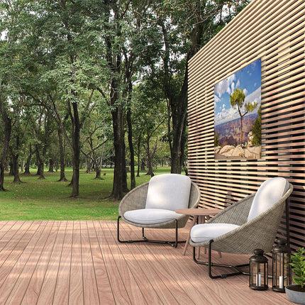 Tuinposter buiten Grand Canyon met Boom