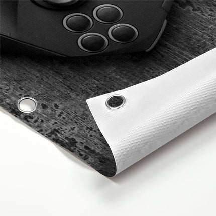 Tuinposter detail Twee Game Controllers op Tafel - Gaming