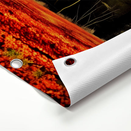 Tuinposter detail Boom met Bladeren