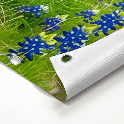 Tuinposter detail Hek, Bluebonnets, Texas