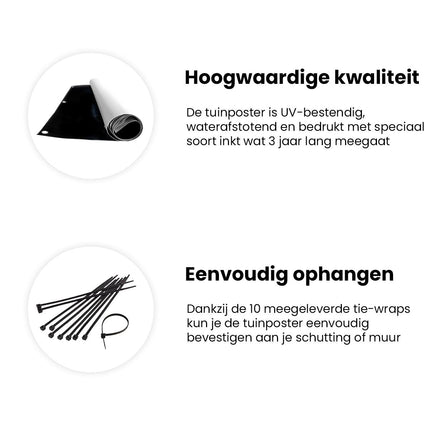 Tuinposter informatie Grijze Wolvenkop - Wolf