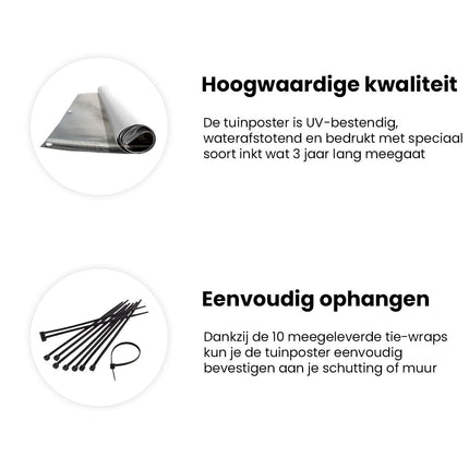 Tuinposter informatie Twee Vazen ​​Met Takken Erin