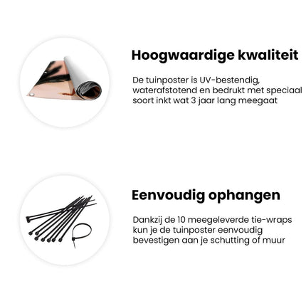Tuinposter informatie Vrouw Zittend op het Strand