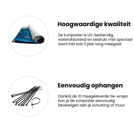 Tuinposter informatie Golf Breekt in de Oceaan