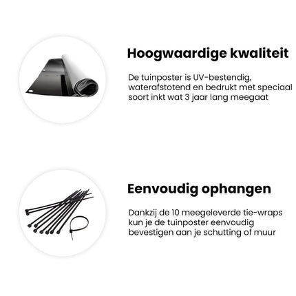 Tuinposter informatie Persoon die op een Pier Staat onder een Bewolkte Hemel
