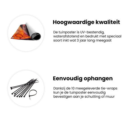 Tuinposter informatie Kunstwerk van het Gezicht van een Kind
