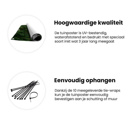 Tuinposter informatie Stenen Doorkijk