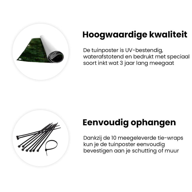 Tuinposter informatie Stenen Doorkijk