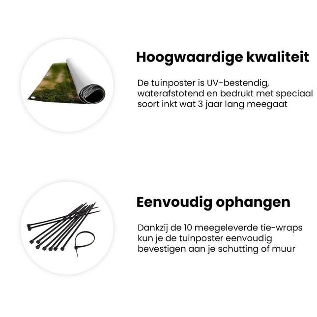 Tuinposter informatie Doorkijk 
