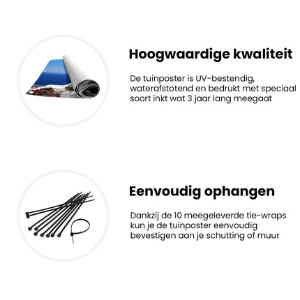 Tuinposter informatie Griekse Molen