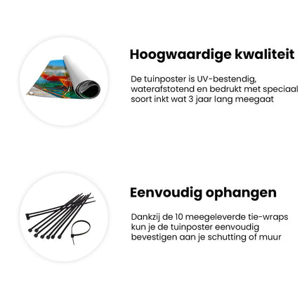 Tuinposter informatie Mykonos Islang